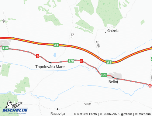 Mappa MICHELIN Iosifalău - ViaMichelin