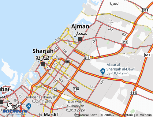 MICHELIN Wasit map - ViaMichelin