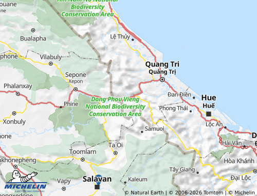 MICHELIN-Landkarte Hướng Hóa - ViaMichelin