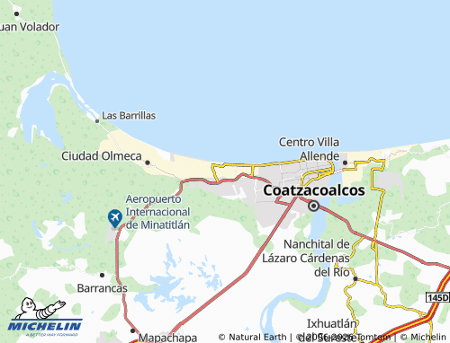 Mapa MICHELIN El Tesoro - ViaMichelin