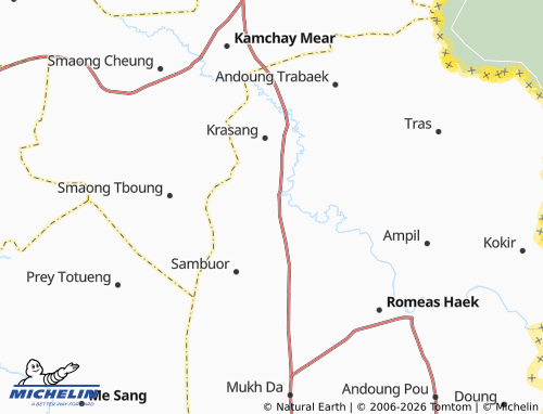 Mapa MICHELIN Sambuor Meas - ViaMichelin