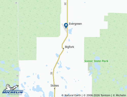 Carte MICHELIN Bigfork - ViaMichelin