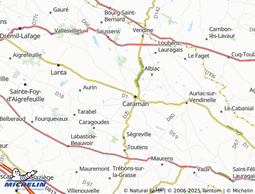 Kaart MICHELIN Saint-Pierre - ViaMichelin