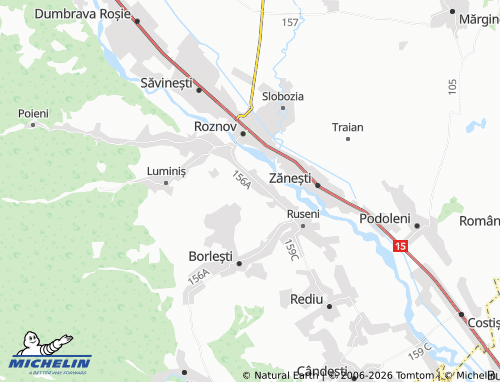 Carte MICHELIN Șovoaia - ViaMichelin