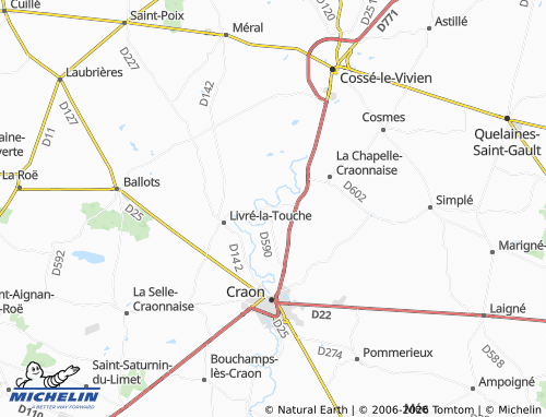 MICHELIN Athée map - ViaMichelin