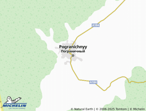 MICHELIN-Landkarte Pogranichnyy - ViaMichelin