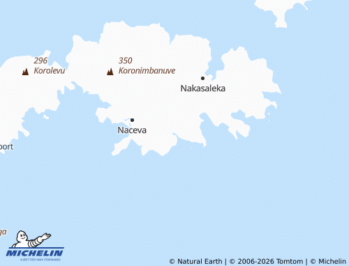 MICHELIN Kandavu map - ViaMichelin