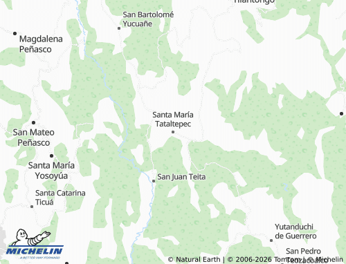 Mapa MICHELIN Santa María Tataltepec - ViaMichelin