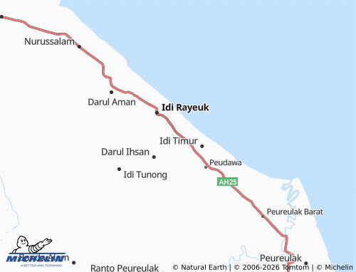 MICHELIN Titi Baro map - ViaMichelin