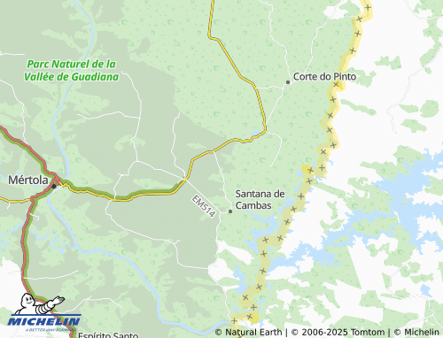 MICHELIN Sapos map - ViaMichelin