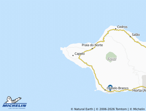 Mapa MICHELIN Capelo - ViaMichelin