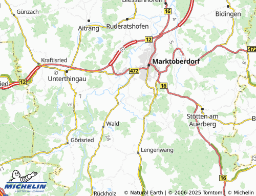 MICHELIN-Landkarte Fechsen - ViaMichelin