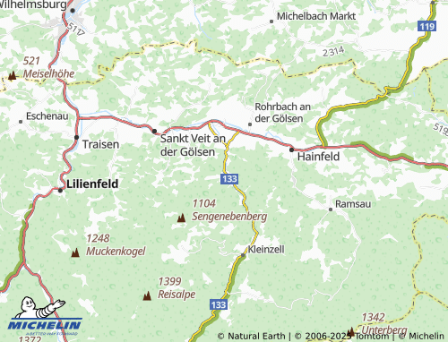 MICHELIN-Landkarte Außerhalbach - ViaMichelin
