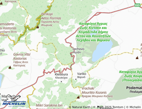 MICHELIN Lechovo map - ViaMichelin