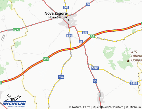 Mappa MICHELIN Dyadovo - ViaMichelin