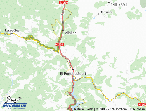 MICHELIN-Landkarte Castilló de Tor - ViaMichelin