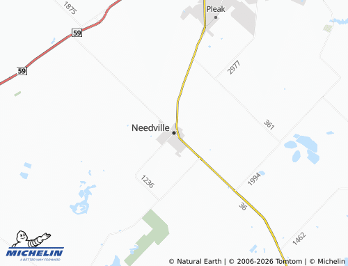 Carte MICHELIN Needville - ViaMichelin