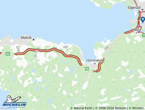 MICHELIN Sveberg map - ViaMichelin