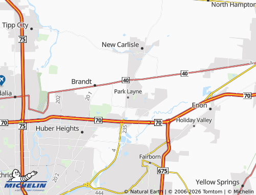 Mappa MICHELIN Park Layne - ViaMichelin