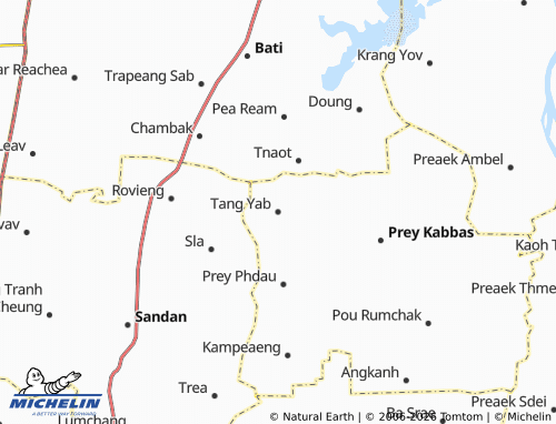 Mapa MICHELIN Tang Yab - ViaMichelin