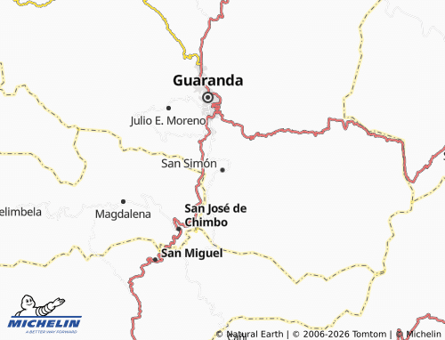 MICHELIN San Simón map - ViaMichelin