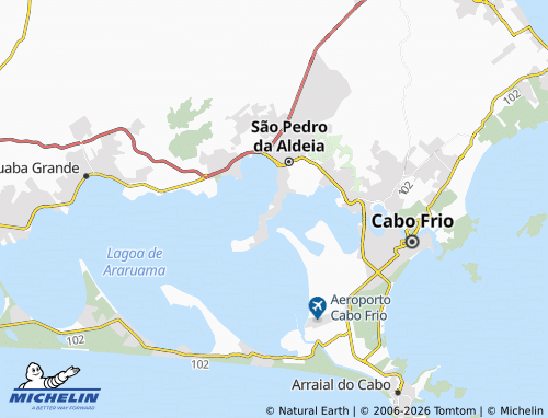 MICHELIN Poço Fundo map - ViaMichelin