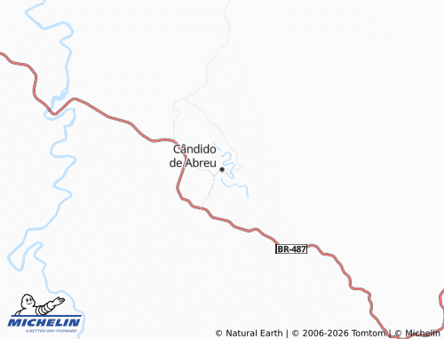 Carte MICHELIN Cândido de Abreu - ViaMichelin