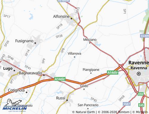 MICHELIN-Landkarte Villanova - ViaMichelin
