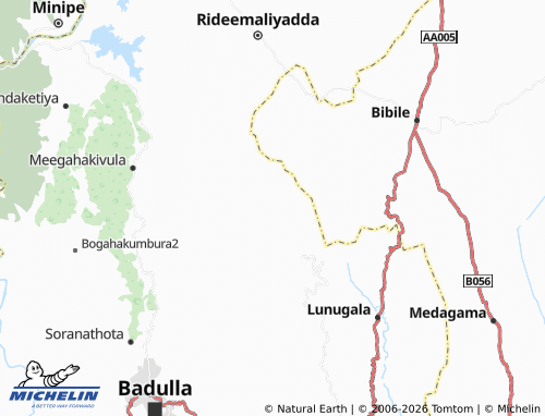 MICHELIN Pitamaruwa map - ViaMichelin