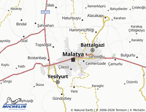 MICHELIN Inönü map - ViaMichelin