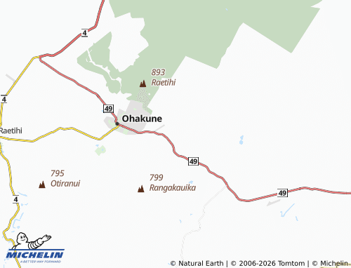 Mapa MICHELIN Rangataua - ViaMichelin