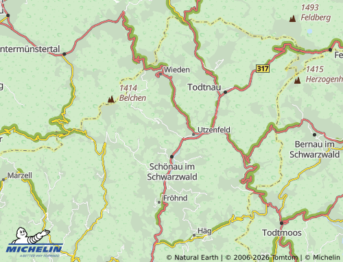 Mapa MICHELIN Aitern - ViaMichelin