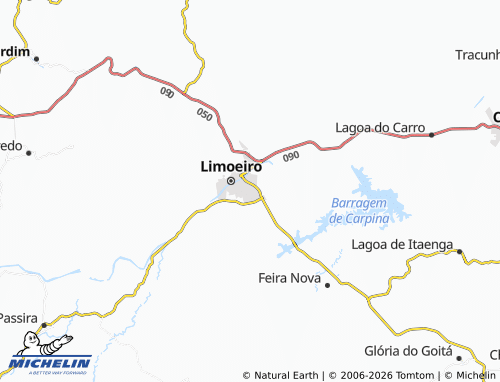 Carte MICHELIN Otácio de Lemos - ViaMichelin