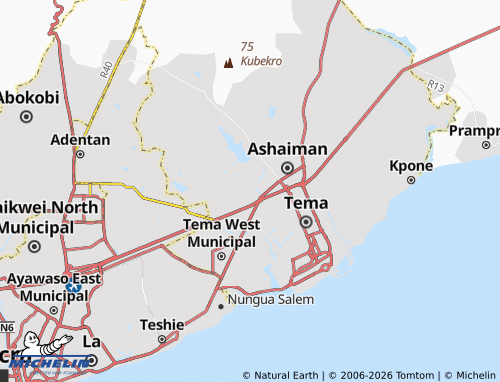 Mapa MICHELIN Agyei Kodwo - ViaMichelin