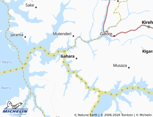 Mappa MICHELIN Gahara - ViaMichelin