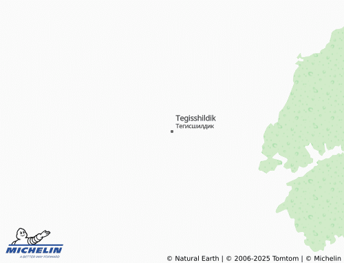 MICHELIN Tegisshildik map - ViaMichelin