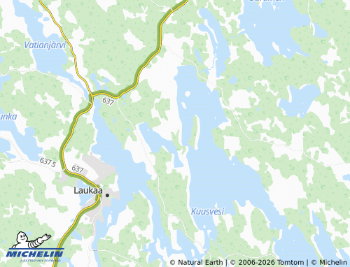 MICHELIN Leinola map - ViaMichelin