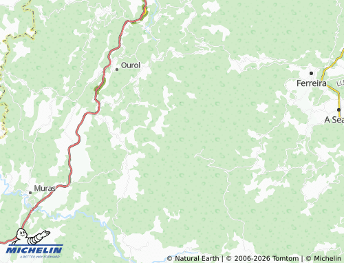 MICHELIN-Landkarte A Pena Grande - ViaMichelin