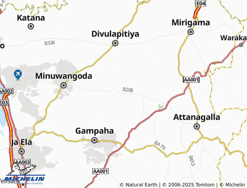 MICHELIN Naiwala East map - ViaMichelin
