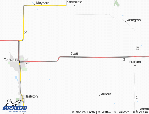Mappa MICHELIN Scott - ViaMichelin