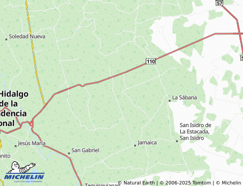 MICHELIN La Puerta de San Francisco map - ViaMichelin