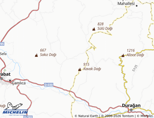 MICHELIN Yaylacık map - ViaMichelin