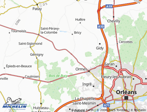 Mappa MICHELIN Les Barres - ViaMichelin