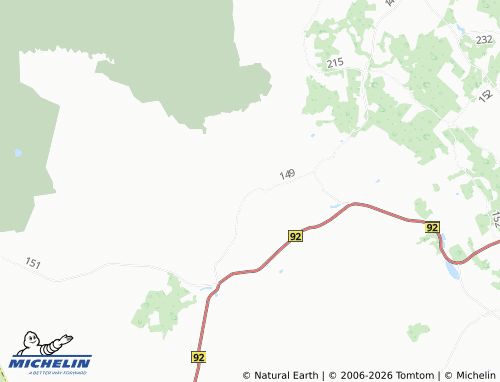 MICHELIN Vanaveski map - ViaMichelin