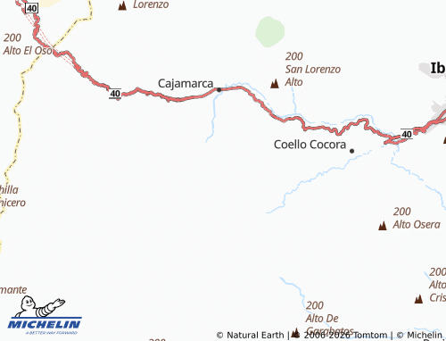 Carte MICHELIN La Plata de Montebello - ViaMichelin
