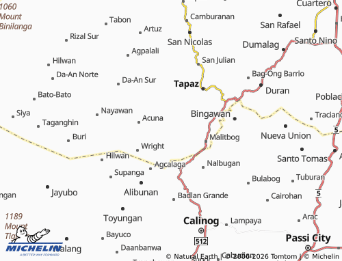 MICHELIN Roosevelt map - ViaMichelin