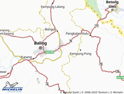 MICHELIN Kampung Banggol Lada map - ViaMichelin