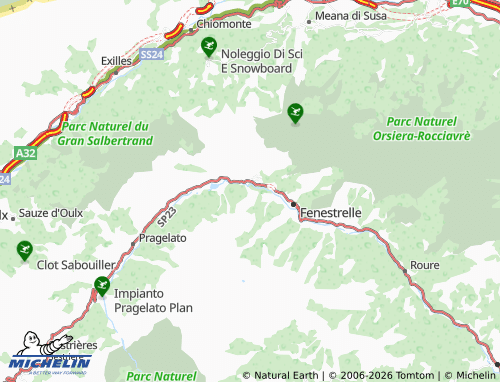 MICHELIN-Landkarte Laux - ViaMichelin