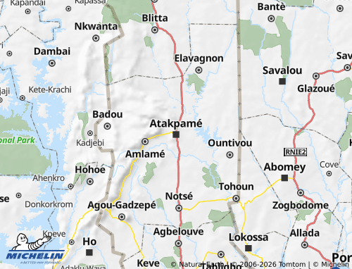 Mappa MICHELIN Région des Plateaux - ViaMichelin
