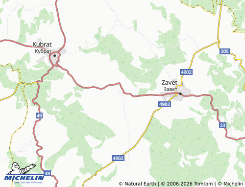 Kaart MICHELIN Brestovene - ViaMichelin